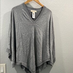 Michael Kors Gray V-Neck Sweater